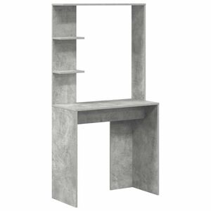 vidaXL Biurko Betonowy szary Drewno inżynieryjne 78,5 x 37 x 154,5 cm