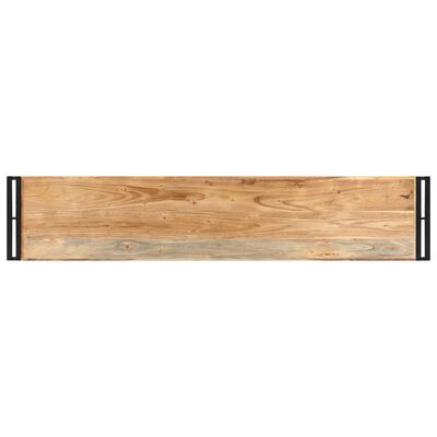 vidaXL Stolik konsolowy, 150x30x75 cm, lite drewno akacjowe