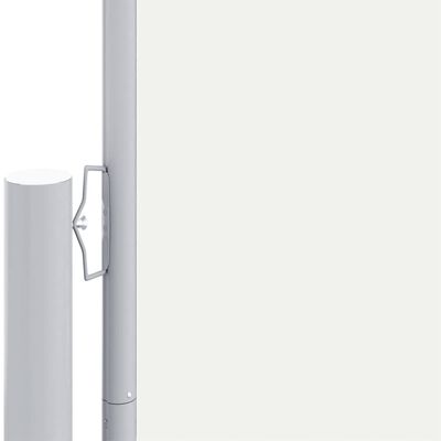 vidaXL Zwijana markiza boczna, kremowa, 160 x 1000 cm