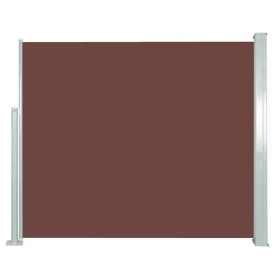 vidaXL Zwijana markiza boczna, 120 x 300 cm, brązowa