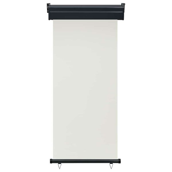 vidaXL Markiza boczna na balkon, 85x250 cm, kremowa