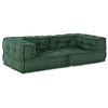 vidaXL 2-osobowa sofa modułowa, zielony, 140x70x36, tkanina