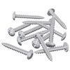 vidaXL Wkręty Drewniane 12 szt. srebrny M4 x 28 mm Stal