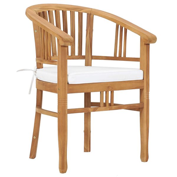 vidaXL 7-cz. zestaw mebli ogrodowych z poduszkami, lite drewno tekowe