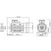vidaXL Silnik elektr. 3-fazowy aluminium 1,5kW/2HP, 2 P, 2840 obr./min