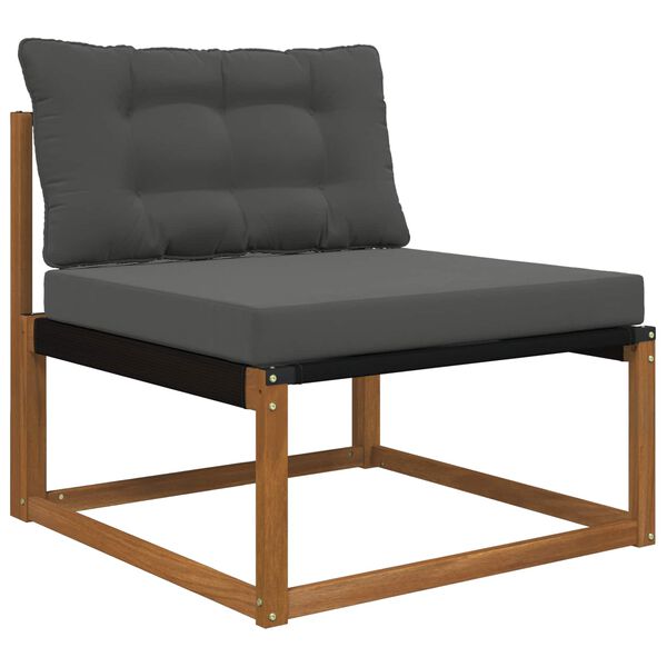 vidaXL Poduszka do sofy na zewnątrz 2 pcs Antracyt Poliester