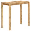 vidaXL Stolik barowy, 112x55x108, lite drewno mango