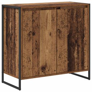 vidaXL Szafka boczna Stare drewno 79 x 36 x 75 cm Drewno inżynieryjne