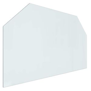 vidaXL Szklana płyta kominkowa przezroczysty 100 x 60 cm Szkło