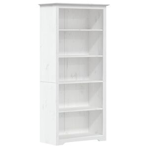 vidaXL Biblioteczka BODO, biała, 82x40x173 cm, sosnowa, 5 p&oacute;łek