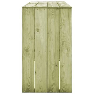 vidaXL Stół barowy, 170x60x110 cm, impregnowane drewno sosnowe