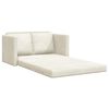 vidaXL Sofa Bed 122cm Kremowy Aksamit