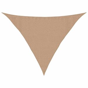 vidaXL Żagiel przeciwsłoneczny, 160 g/m&sup2;, taupe, 3,5x3,5x4,9m, HDPE