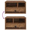 vidaXL Stojak na drukarkę z szufladą Stare drewno 40 x 32 x 24 cm
