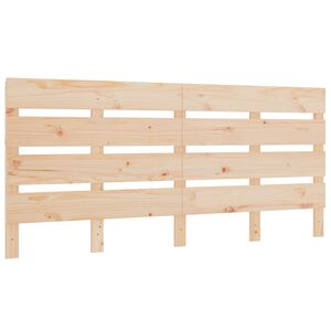 vidaXL Wezgłowie ł&oacute;żka, 120x3x80 cm, lite drewno sosnowe