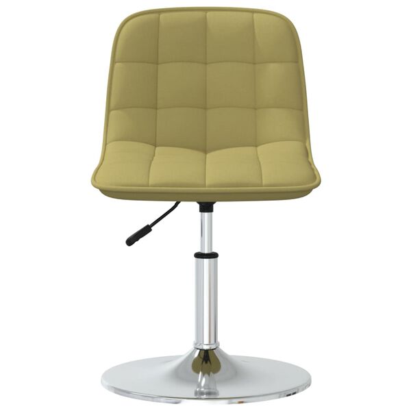 vidaXL Hoker, zielony, obity tkaniną