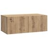 vidaXL Szafka RTV montowana na ścianie 78,5 x 41 x 30 cm Dąb artisan
