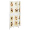 vidaXL Panel Romdivider Biały 106 x 165 cm MDF