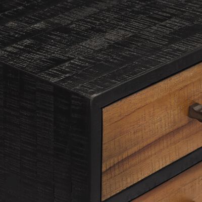 vidaXL Stolik konsolowy z szufladami, 116x30x76 cm, odzyskane drewno
