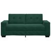 vidaXL Sofa dwuosobowa, ciemnozielona, 180x77x82 cm, aksamit