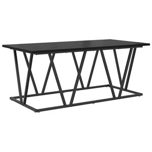 vidaXL Stolik kawowy Czarny Dąb 100 x 50 x 40 cm