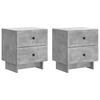 vidaXL Szafka Nocna 2 szt. Betonowy szary 43 x 34,5 x 47,5 cm