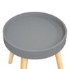 vidaXL Stolik boczny, szary, 38x38x40 cm