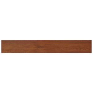vidaXL Parapet okienny Brązowe Drewno 140 x 20 x 4,5 cm PVC