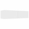 vidaXL Szafka pod TV, biała, 120x30x30 cm, materiał drewnopochodny