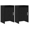 vidaXL Szafki nocne 2 pcs Czarny dąb 40 x 30 x 60 cm
