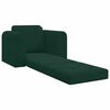 vidaXL Sofa Bed Ciemna zieleń 98 x 71 x 83 cm Aksamit