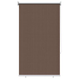 vidaXL Roleta zewnętrzna 90% blokada UV Ciemnoszary 60 x 140 cm HDPE
