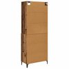 vidaXL Highboard 2 pcs Stare drewno Materiał drewnopochodny
