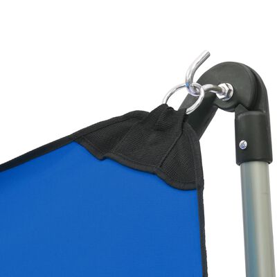 vidaXL Hamak ze składanym stojakiem, niebieski
