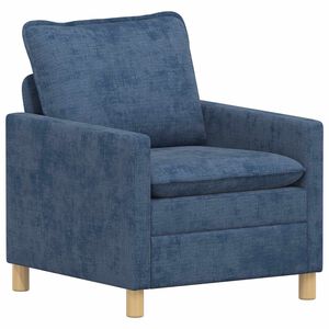 vidaXL Sofa niebieski 76 x 81 x 87,5 cm Poliester