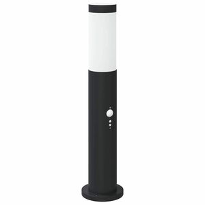 vidaXL Słupek oświetleniowy z czujnikiem 50 cm, stal nierdzewna IP44