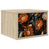 vidaXL Ścienny stolik nocny LOCHEM dąb Sonoma 36 x 33 x 25 cm