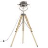 vidaXL Lampa podłogowa na tr&oacute;jnogu, lite drewno mango, 131 cm