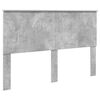 vidaXL Ramka ł&oacute;żka Betonowy szary 150 x 200 cm Drewno inżynieryjne