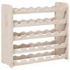 vidaXL Stojak na wino, 67,5x25x60 cm, lite drewno sosnowe