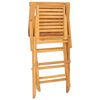 vidaXL Krzesła składane 8 szt. 56x63x90 cm Drewno lite Teak