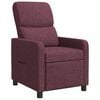 vidaXL Fotel recliner Fioletowy tkanina
