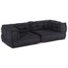 vidaXL 2-osobowa sofa modułowa, antracytowa, 140x70x36, tkanina