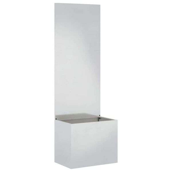 vidaXL Ekran zapewniający prywatność w ogrodzie Srebrny 50 x 140 cm