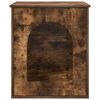 vidaXL Koty Dom Dąb wędzony 53 x 52 x 62 cm Materiał drewnopochodny