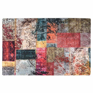 vidaXL Dywan z możliwością prania, patchwork, 80x150 cm, kolorowy