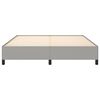 vidaXL Rama ł&oacute;żka bez materaca, jasnoszara, 180x200 cm, obita tkaniną