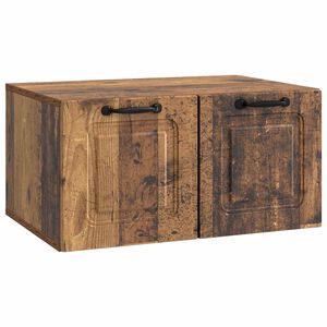 vidaXL Szafka RTV montowana na ścianie Stare drewno 59,5 x 41 x 30 cm