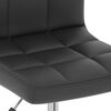 vidaXL Obrotowe krzesła stołowe, 2 szt., czarne, sztuczna sk&oacute;ra