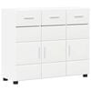 vidaXL Bufet FLORIN 88,5 x 30,5 x 73 cm Biały Drewno inżynieryjne